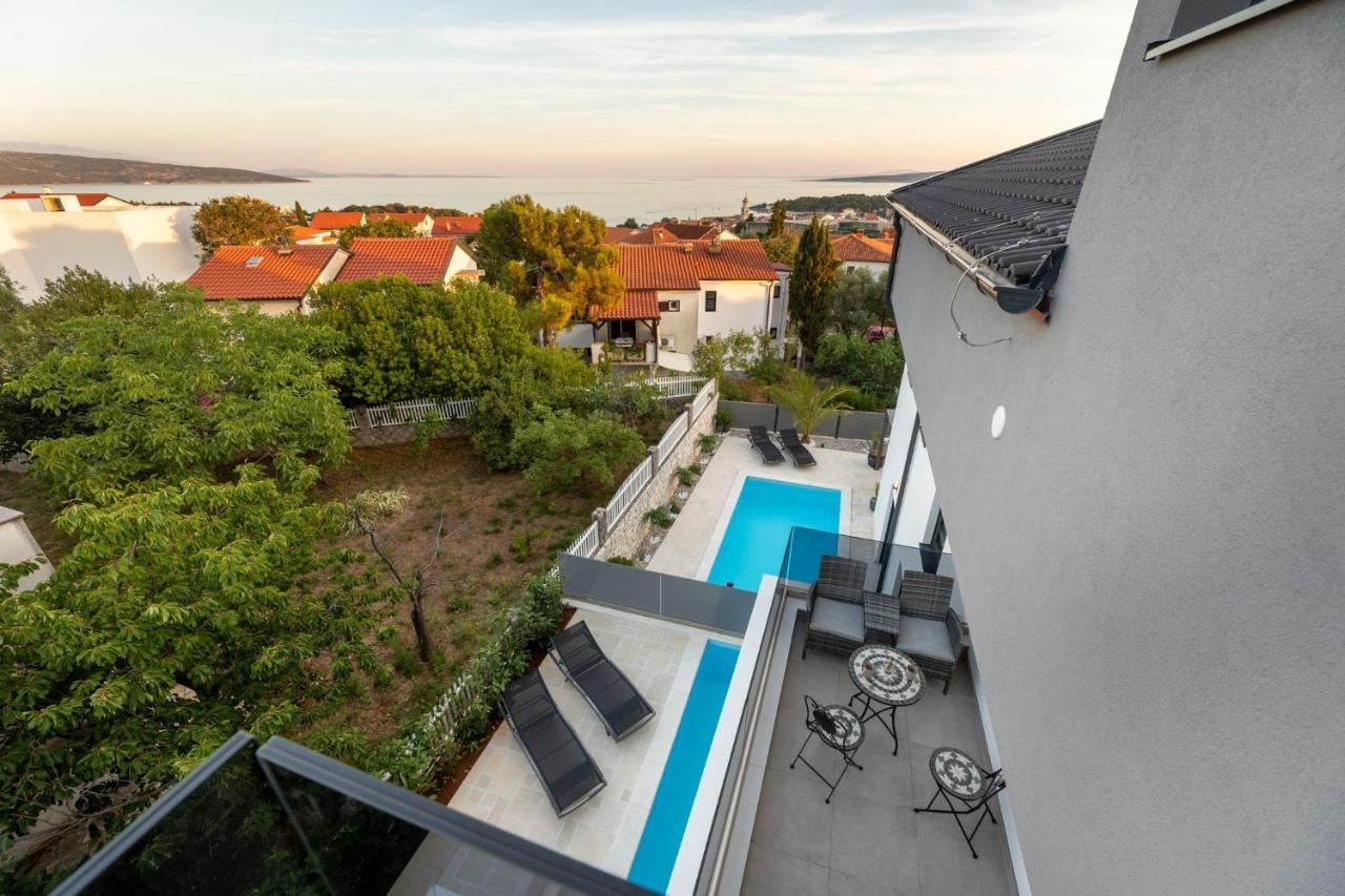 Luxury Villa Adria Apartments Đảo Krk Ngoại thất bức ảnh