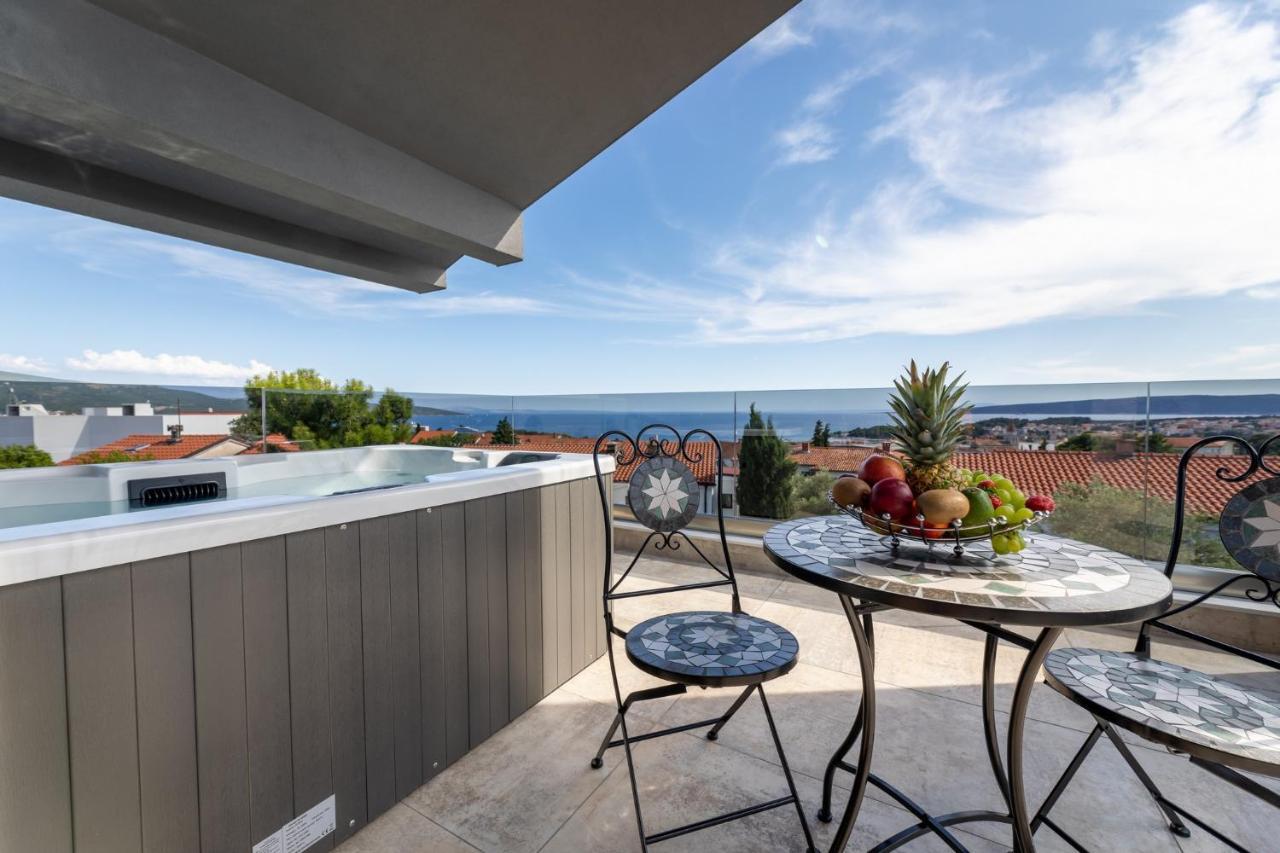 Luxury Villa Adria Apartments Đảo Krk Ngoại thất bức ảnh