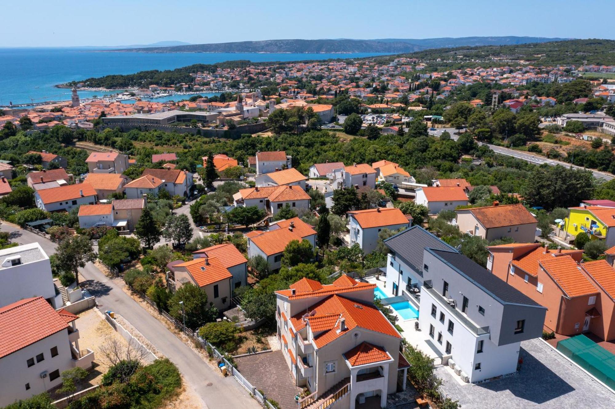 Luxury Villa Adria Apartments Đảo Krk Ngoại thất bức ảnh