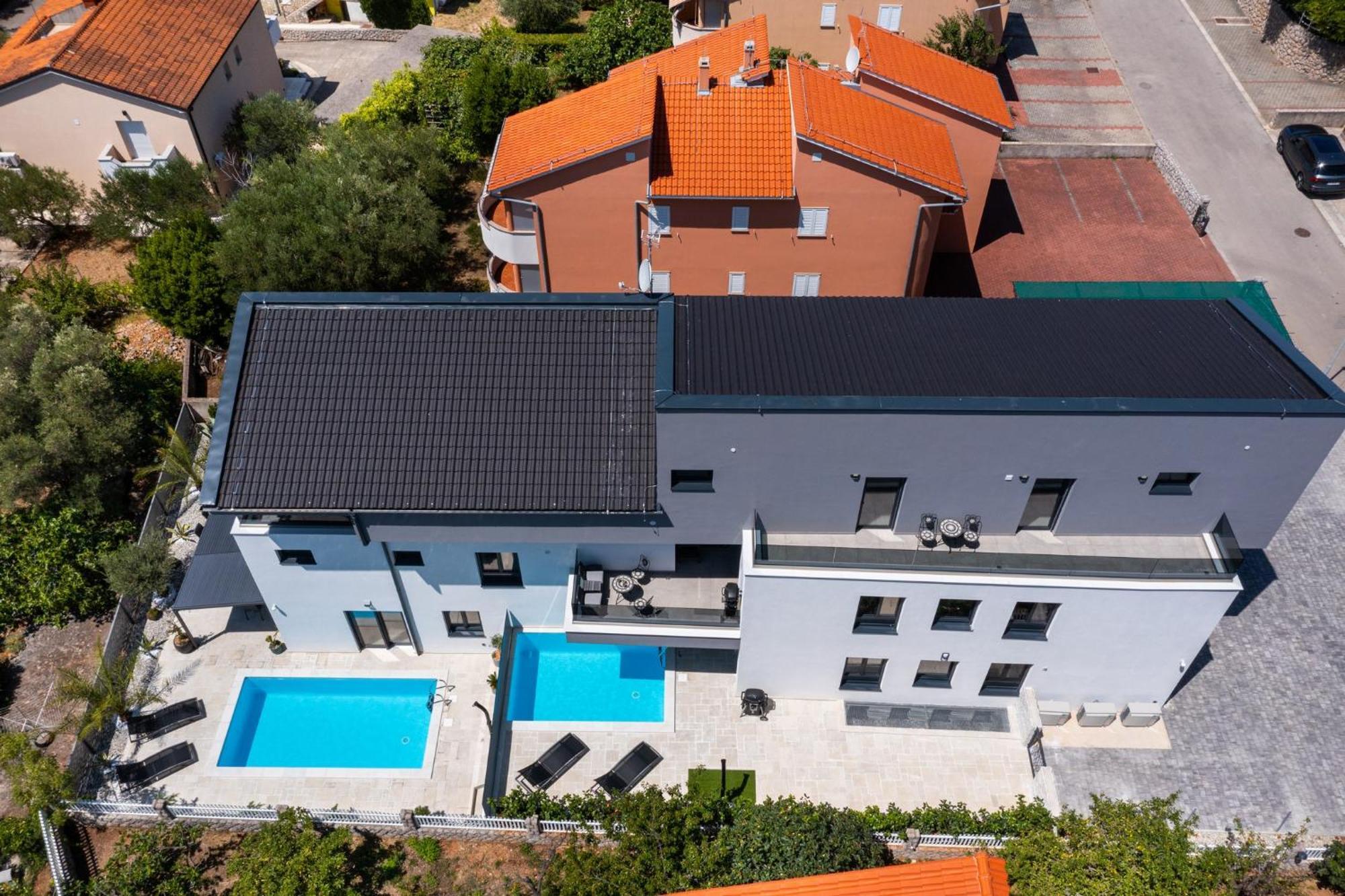 Luxury Villa Adria Apartments Đảo Krk Ngoại thất bức ảnh
