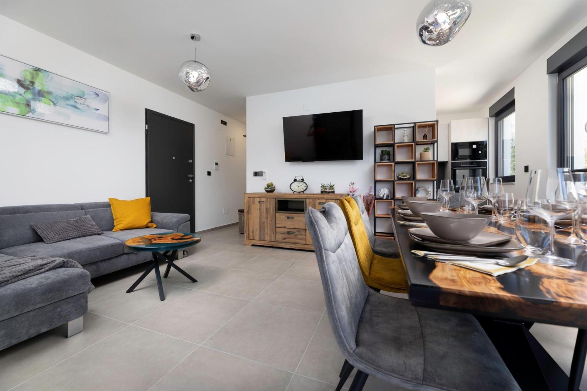 Luxury Villa Adria Apartments Đảo Krk Ngoại thất bức ảnh