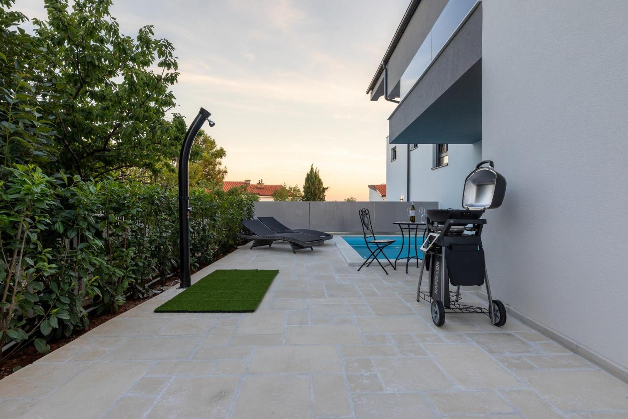 Luxury Villa Adria Apartments Đảo Krk Ngoại thất bức ảnh