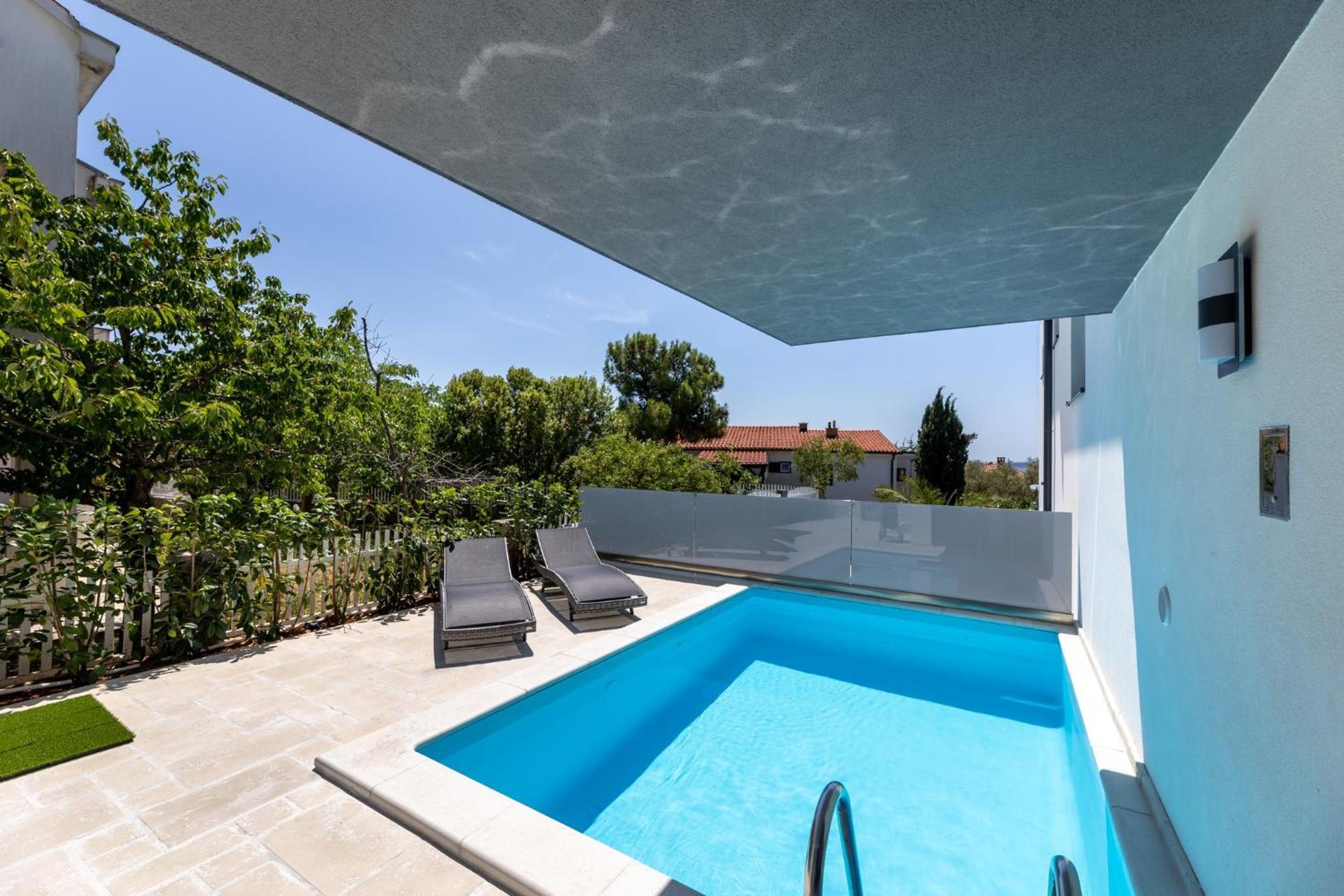 Luxury Villa Adria Apartments Đảo Krk Ngoại thất bức ảnh